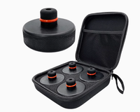 Creease MECALUN Nouveau kit d'adaptateurs de levage en polyuréthane pour cric de voiture, 4 pièces/ensemble, pour Tesla Model 3 S X Y