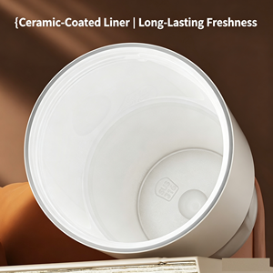 Gobelet isotherme de voyage moderne en céramique de 800 ml avec poignée portable pour cadeaux d'affaires, bouteille d'eau, logo personnalisé - Product Image 5
