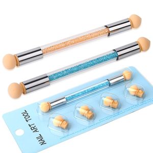 Spazzola per unghie a doppia testa per unghie <span class=keywords><strong>tinta</strong></span> per penne per unghie in acrilico - Product Image 6