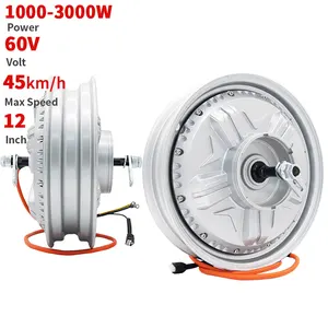 Hot sale 12inch electric motor 48/60/72V brushless hub motor electric motor for skateboard