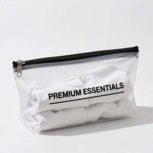 Custom <b>Black</b> T-Shirt Resealable Ziplock Bags for Shoes Clothing Hot Stamping Glossy/Frosted Finish Recyclable PET/PE Plastic - Product Image 1