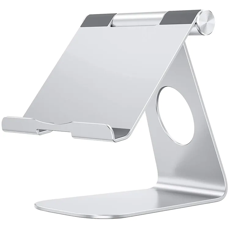 aluminum alloy tablet pc stand adjustable phone stand holder universal metal anti slip Desktop Stand Holder Dock for ipad tablet