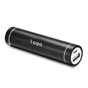 2024プロモーションギフトポータブルパワーバンク2600mAh iPhone用外部バッテリー充電器ファンシーリップスティックシリンダー2600mahパワーバンク