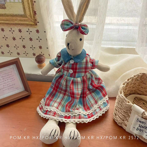 Muñeco de Conejo de Peluche con Orejas de Flores, Suave y Largo, Venta al por Mayor - Product Image 6