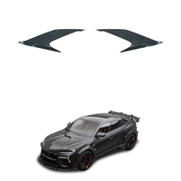 Cover Trim Jendela Samping C-Pillar Serat Karbon Kering Bersertifikasi ISO Kelas Premium, Finishing Glossy/Matte untuk Urus