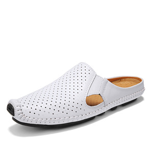 Sandalias de cuero de vaca deportivas sin talón para hombre, talla grande, para verano, con suela de goma, ideales para dropshipping 2026 - Product Image 5