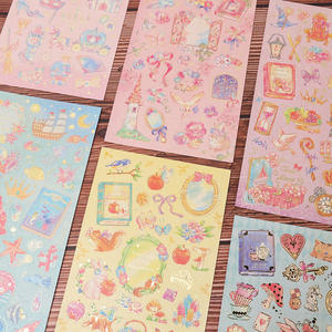 Fée <span class=keywords><strong>princesse</strong></span> série autocollant papier Scrapbooking autocollants enfants cahier Skateboard fête décoration 1 feuille/paquet - Product Image 1