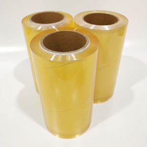 Film alimentaire en PVC souple OEM, film alimentaire de qualité supérieure, taille jumbo, logo personnalisé, traitement de la dureté, acceptation de l'emballage personnalisé - Product Image 1