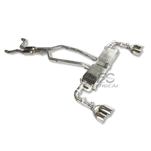 Système d'échappement Catback de haute qualité avec valve pour <span class=keywords><strong>Porsche</strong></span> <span class=keywords><strong>Cayenne</strong></span> 958 3.0T 3.6T 2014-2017 – Amélioration du son sportif - Product Image 3