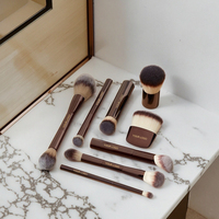 Ensemble de 19 pinceaux de maquillage professionnels de luxe à double embout, comprenant tous les pinceaux Hour Glass