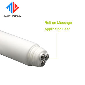 200ml PE plastica rullo tubo a sfera vuoto applicatore di massaggio per il corpo siero per il corpo viso per essenza con tappo a pompa - Product Image 3