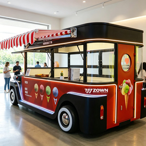 Uniquely Designed Food Carts Customizable Color Size Luxury Fashionable Style for Street Food Cart Businesses - Product Image 2