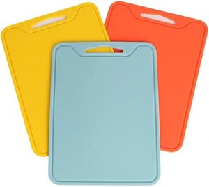 Silicone Cutting <b>Board</b> Outdoor Collapsible Fruit Chopping <b>Mats</b> Silicone Cutting <b>Board</b> Accessory for Camping - Product Image 1