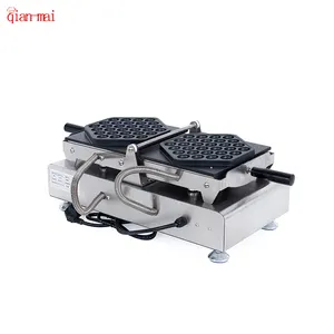 High Top Quality Commercial Stainless Steel Electric Egg Waffle Maker Bubble Ball Shaped Ice Cream Cone Waffle Maker Machine