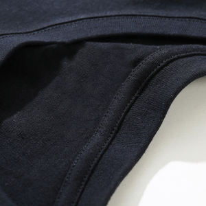 T-shirt homme 100% coton, épais, surdimensionné, manches courtes, tissu uni tissé, logo personnalisé, t-shirt imprimé - Product Image 6