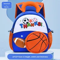 Neuer modischer ultraleichter wasserdichter Kinder fußball rucksack Kindergarten Kleiner Rucksack Wirbelsäulen schutz Anti-Lost