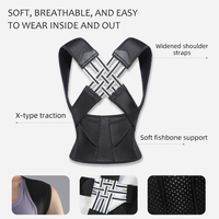 Correcteur de posture VBOSi 1 pièce, redresseur de dos, soutien lombaire pour les employés de bureau, pour corriger la posture des épaules, pour femmes et hommes