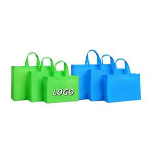 Bolsa de Compras Reutilizable con Logotipo Personalizado, Ecológica, con Base Cuadrada, Promocional, de Tela No Tejida para Supermercado - Product Image 2