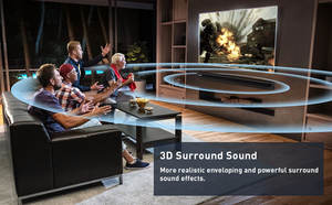 70W 3D Surround Barre De Son Subwoofer incorporado Sistemas de cine en casa Sistemas de sonido - Product Image 2
