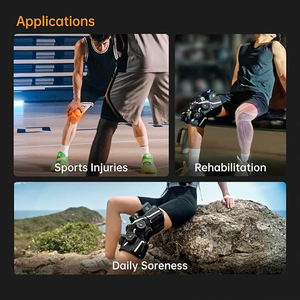 Masseurs de genou portables Machine de thérapie par la chaleur froide pour le soulagement de la douleur Récupération sportive Genouillères de coude musculaire avec 5 modes de thérapie - Product Image 5