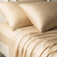 Drap de lit de luxe OEM OEM pur bambou 100% drap de lit Queen Size draps de lit Lyocell lit poches profondes ensemble de literie
