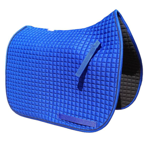 Almohadilla de sillín de equitación sintética a precios asequibles con cómodo forro de polialgodón relleno de poliéster para competición de entrenamiento - Product Image 1