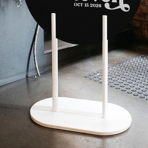 Base de Exhibición de Madera Pulida Ecológica <span class=keywords><strong>para</strong></span> Carteles, Menús y Pizarras Publicitarias - Product Image 2