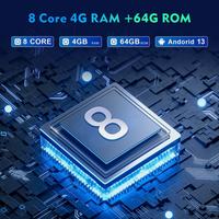 Autoradio universel Android 10.1 pouces à écran tactile DSP GPS avec processeur quadricœur, écran OLED, lecteur CD et amplificateur