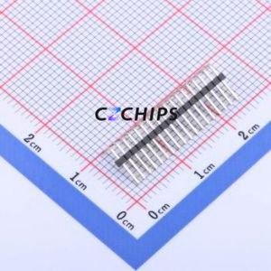 KH-1.27PH90-1X18P-L10.5 Pin Header Bent Lead Through Hole,P=1.27mm Connector 1x18P 1.27mm Pin Header Right Angle Insert - Product Image 1