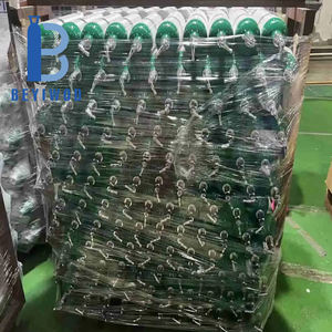 <span class=keywords><strong>Bouteille</strong></span> <span class=keywords><strong>de</strong></span> gaz médicale en aluminium à haute pression conforme à la norme DOT, avec valve en laiton - Product Image 1