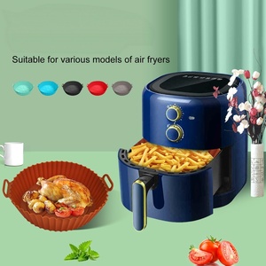 ถาดอบซิลิโคนทรงกลม ปลอดสาร BPA สำหรับหม้อทอดไร้น้ำมัน หนา ทนทาน ปลอดภัยสำหรับอาหาร ใช้ซ้ำได้ - Product Image 4