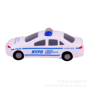 Nypd Police Car Pu <b>Foam</b> Toy Cartoon Stress Relief <b>Craft</b> Model - Product Image 1