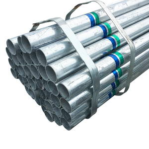 Tuyau en acier galvanisé ERW certifié CE ISO 9001, classe B BS1387, grade Q195-Q345, <span class=keywords><strong>section</strong></span> ovale, longueur 12 m, pour soudage de construction - Product Image 1