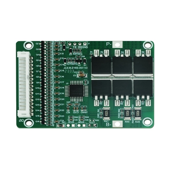 KLS PCBA Assembly Manufacturer 16S BMS Battery Board 36V 20A Balance Temperature Protection E-bike BMS KLS-057 ISO9001 Certified