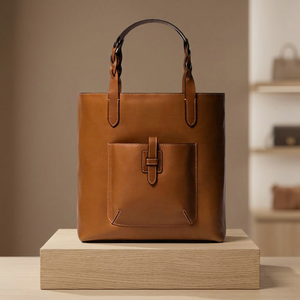 BS INTERNATIONAL High Selling Mid-Century Style Cow Ladies Genuine Leather Lightweight Waterproof Evening Travel Large Handbag - Product Image 6