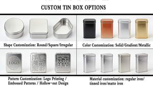 <span class=keywords><strong>Scatole</strong></span> Metalliche Scorrevoli Vuote Piccole con Cerniera Stampate su Misura <span class=keywords><strong>per</strong></span> Confezionamento: Tè, Dolci, Caramelle, Menta e Pillole - Ideali <span class=keywords><strong>per</strong></span> Regali - Product Image 5