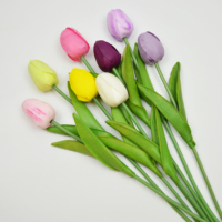 Penjualan laris bunga buatan hadiah Hari Valentine terbaik dekorasi buket bunga sabun Tulip asli