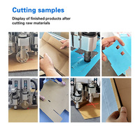 CNC-snijmachine met automatische zuignapvoeding, vibrerende oscillerende mes snijgereedschap machine complete set cartoon doos maakmachine