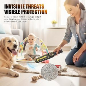 Di động cầm tay an ninh máy quét được xây dựng trong li pin 2000mAh máy dò kim loại kiểm tra an ninh sân bay tàu điện ngầm - Product Image 5