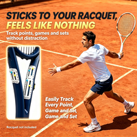Autocollant adhésif personnalisé écologique et durable pour marqueur de score de padel, accessoire léger et portable pour raquette de tennis