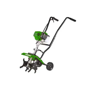 Chinese Fabriek Goede Kwaliteit, 62cc Goedkope 2-takt Motor Benzine Tuin Hand Push Mini Frezen Cultivator/