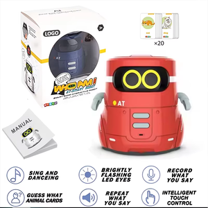 Machine d'apprentissage précoce pour enfants, jouets interactifs à <span class=keywords><strong>intelligence</strong></span> <span class=keywords><strong>artificielle</strong></span>, mini robot télécommandé tactile en plastique - Product Image 5
