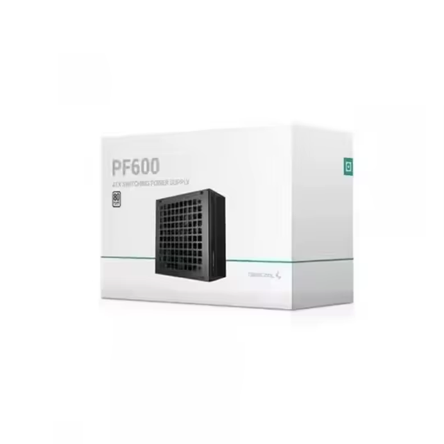 New DEEPCOOL PF600 230V 80PLUS PC PSU 600W for Gaming Desktop PC Switching Power Supply PSU 600W