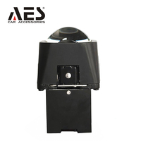 Accessoires automobiles AES Matrix Bi Led Projector 1,5 pouce NM-1Hi/Lo Beam 6000k Projecteur LED blanc Lentille carrée en verre bleu