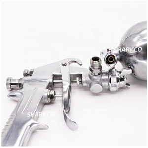 Pistolet de peinture pneumatique F75 75 F75G 1,5 mm pour revêtements, outils à air comprimé, pistolet de pulvérisation F-75 F75-G 75 avec buse de 1,5 mm, capacité 400 ml - Product Image 6