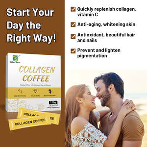 Kollagen-Kaffeepulver mit Glutathion, Vitamin C und Biotin für Hautaufhellung, Haar- und Nagelgesundheit, Schönheits-Kaffee-Nahrungsergänzungsmittel 120g - Product Image 3