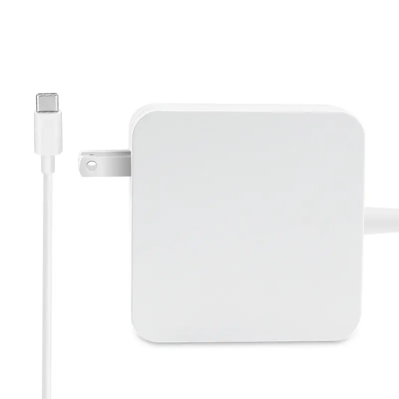 Pengisi daya adaptor daya AC tipe-c, 61W USB-C ke kabel Tipe C pengisian daya Cepat 61w Usbc untuk Mac Book Pro 13 inci 12 inci