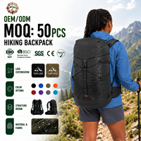 Sac à dos de camping personnalisé 30L avec cadre interne, confortable pour la randonnée, avec système de dos suspendu