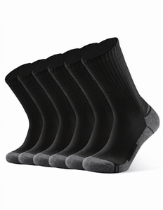 Non-slip Wear-resistant Knitted Crew Sports <b>Socks</b> for <b>Men</b> Women Warm Merino Wool Hiking ODM Thickened Full Terry - Product Image 1