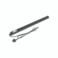 Multiprise PDU sur mesure OEM à montage vertical, 12 prises BS1363, boîtier métallique, interrupteur de sécurité, pour équipement de centre de données